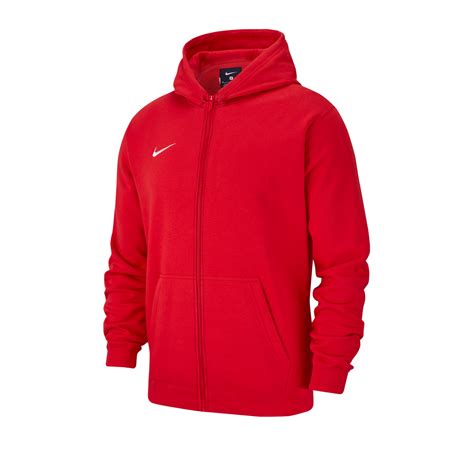 nike kapuzenjacke team club 19 fleece hoody rot weiß|Nike Club 19 Sportbekleidung günstig kaufen .